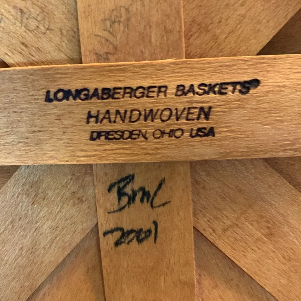 Longaberger Heartland Button Basket